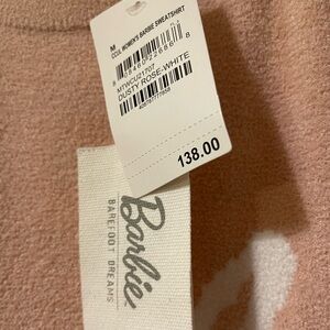 Pink “Barbie Barefoot Dreams” cotton top.  Size M.